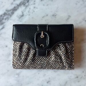 Liz Claiborne Black and Brown Women's Wallet